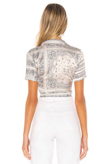 Jenela Twist Front Shirt
