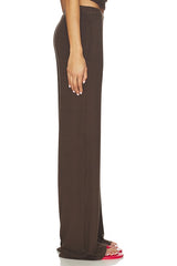 Rib Wide Leg Pants