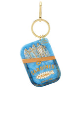 Hand-Painted Sardines Bag Charm + Keychain