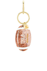 Hand-Painted Vintage Football Bag Charm