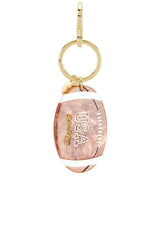 Hand-Painted Vintage Football Bag Charm