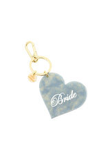 Hand-Painted Bride Bag Charm & Keychain