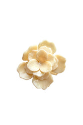 Handmade Origami Gardenia Flower Claw Hair Clip