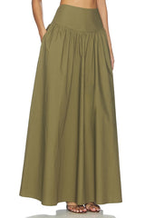 x REVOLVE Poplin Drop Waist Skirt