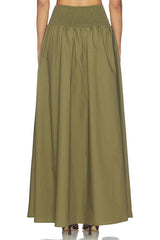 x REVOLVE Poplin Drop Waist Skirt