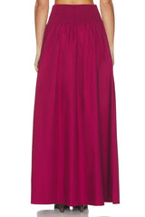 Poplin Drop Waist Skirt