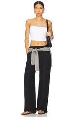 Strapless Crop Top