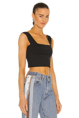 Wide Strap Crop Top
