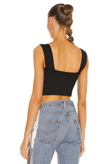 Wide Strap Crop Top