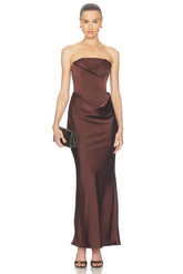Corsage Long Dress