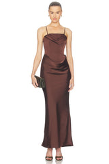 Corsage Long Dress