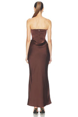 Corsage Long Dress