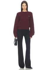 Cable Crewneck Sweater