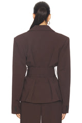 Suiting Belted Blazer