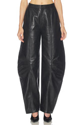 Leather Cargo Pants