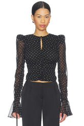 Chiffon Ruched Top