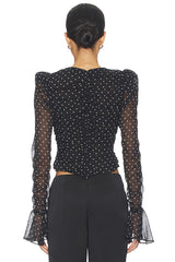 Chiffon Ruched Top