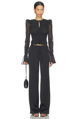 Chiffon Ruched Top
