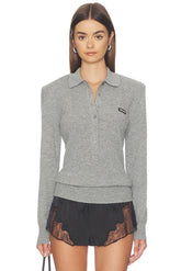 Wool Longleeve Polo