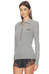 Wool Longleeve Polo
