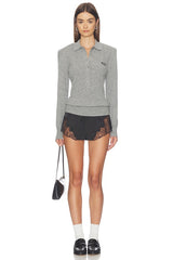 Wool Longleeve Polo