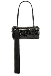 Croco Barrel Bag