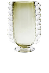 Vintage Braided Glass Vase