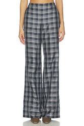 Fluid Plaid Pant