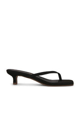 Julia Square Toe Suede Flip Flop