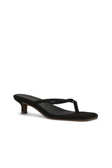Julia Square Toe Suede Flip Flop