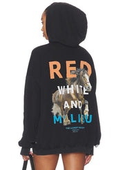 Red White And Malibu Hideout Hoodie