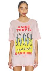 Saint Tropez Sardines Oversized Tee