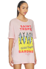 Saint Tropez Sardines Oversized Tee