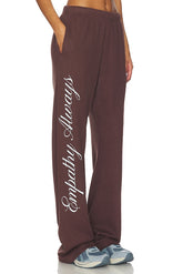 Empathy Always Waffle Wide Leg Sweatpants