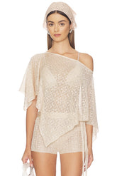 Fern Crochet Poncho