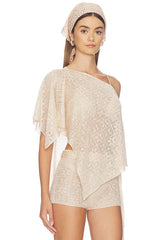 Fern Crochet Poncho