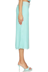 Sequin Foldover Midi Skirt