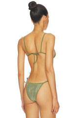 Sequin Equator Bikini Top