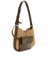 Eleanor Straw Slim Shoulder Bag