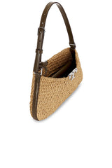 Eleanor Straw Slim Shoulder Bag