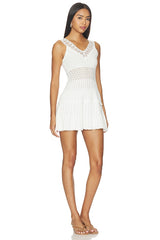 Janis Lace Pointelle Mini Dress