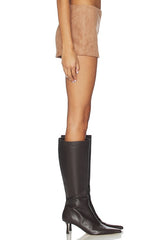 Noella Faux Suede Skort