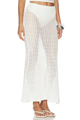 Sellia Pointelle Maxi Skirt