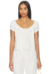 Wilma Linen Top