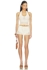 Carrissa Crochet Halter Top