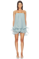 Dalia Pleated Baby Doll Dress