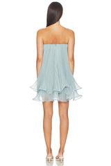 Dalia Pleated Baby Doll Dress