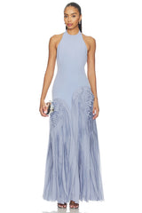 Elani Pleated Gown