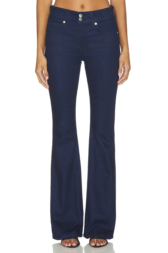 Beverly Mid Rise Skinny Flare Jeans