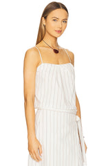 Seedling Stripe Draped Front Tank
